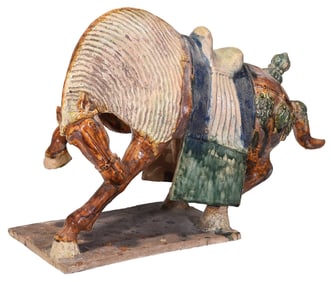 Chinese Caprisoned Terracotta Horse