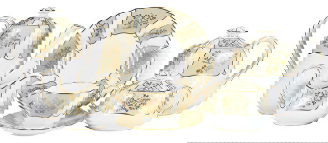 32 Piece Porcelain Copeland Spode for Tiffany Tea or Coffee Service