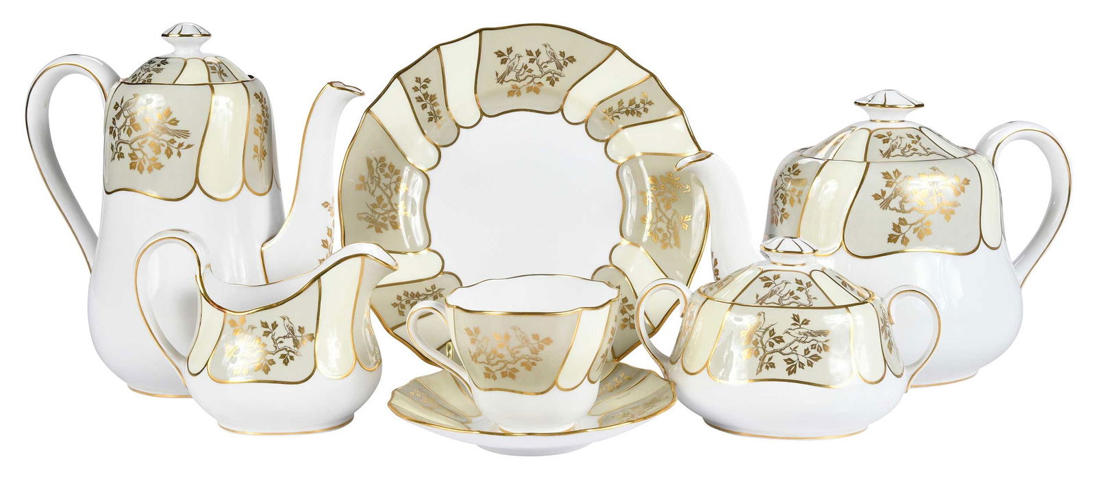 32 Piece Porcelain Copeland Spode for Tiffany Tea or Coffee Service (1 of 7)