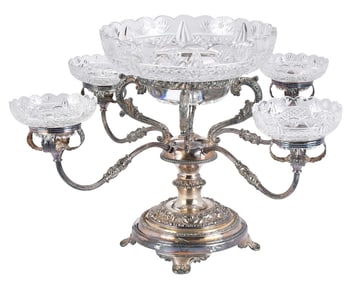 Silver Plate Epergne