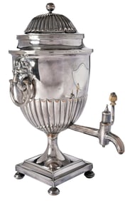 Old Sheffield Plate Hot Water Urn
