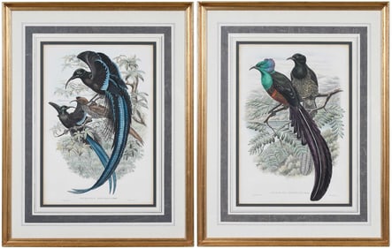 Two William Hart Lithographs