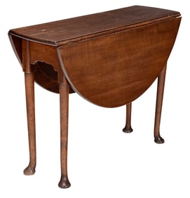 Queen Anne Oak Drop Leaf Table