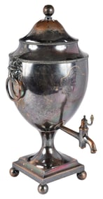 Old Sheffield Plated Hot Water Urn