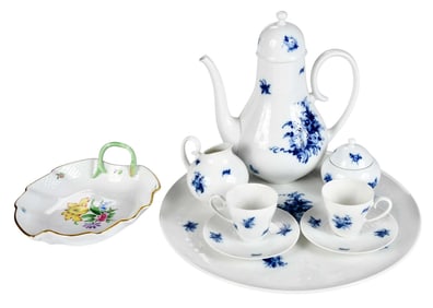 Eight Piece Rosenthal Porcelain Coffee Service for Two