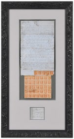 19th Century Bond for Title with Revenue Stamps [Georgia]