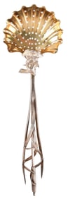 Gorham Sterling Cattail and Dolphin Pierced Server