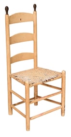 Shaker Ladder Back Side Chair in Early Cream Paint