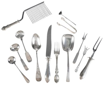 46 Pieces of Assorted Sterling Flatware