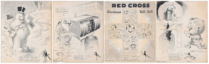 Frederick Otto Seibel, Four Political Cartoons