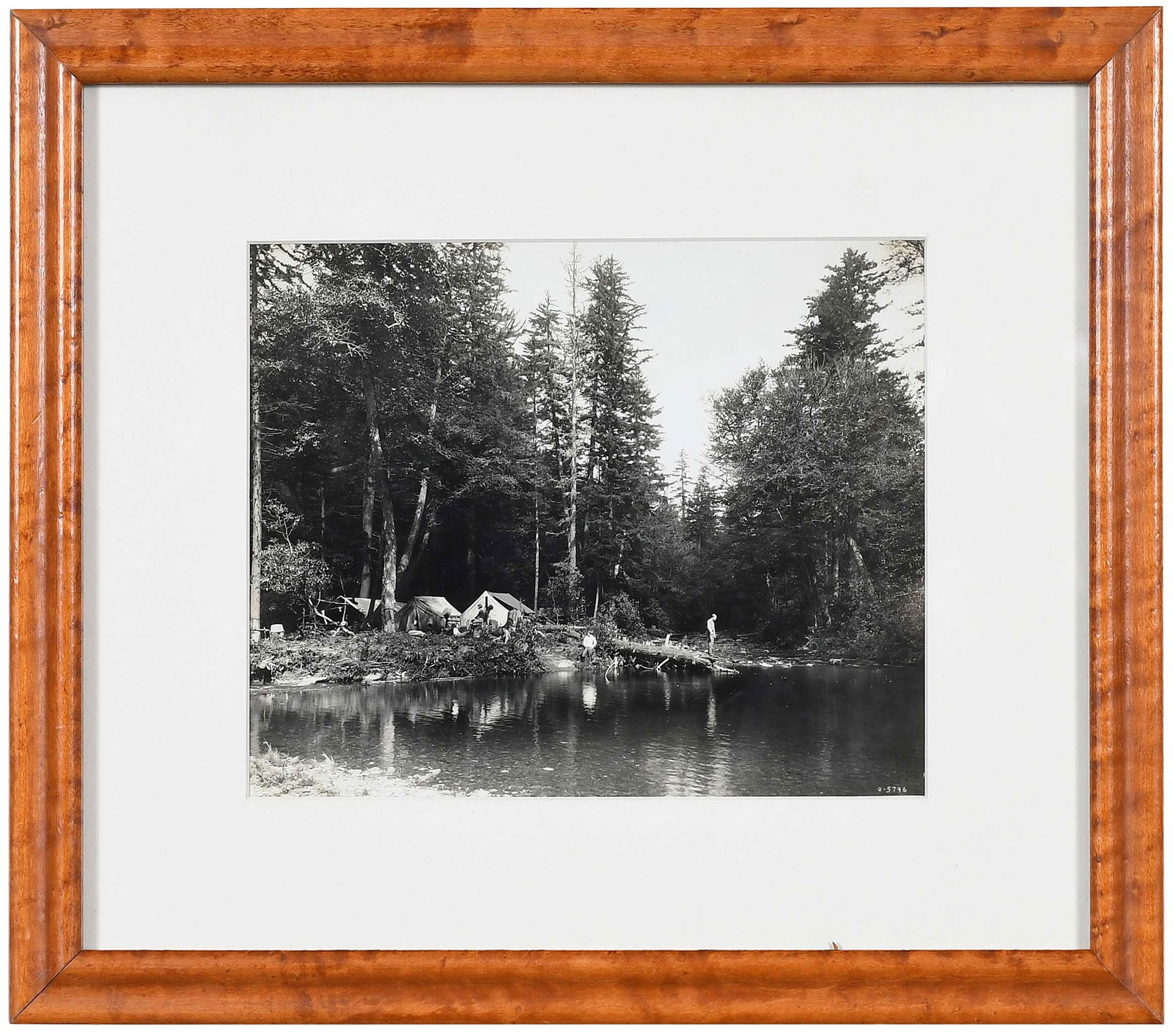 George Masa, Camp at Three Forks Pool (1 of 6)