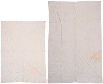 Tree of Life Bed Curtain Panel, with Hex Sign and Floral Bedspread