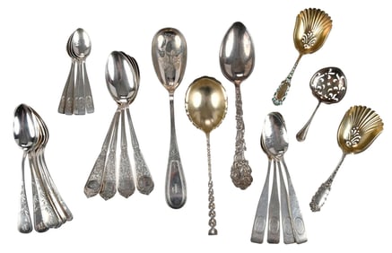 25 Pieces Assorted Sterling Fatware