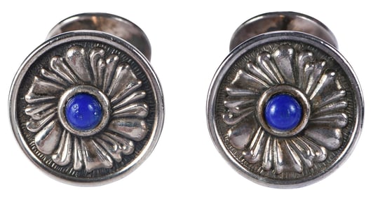 Italian Buccellati Sterling Silver Cufflinks