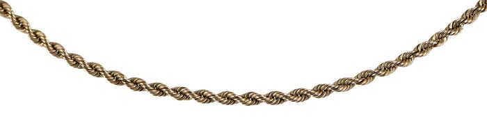 14kt. Rope Chain Necklace