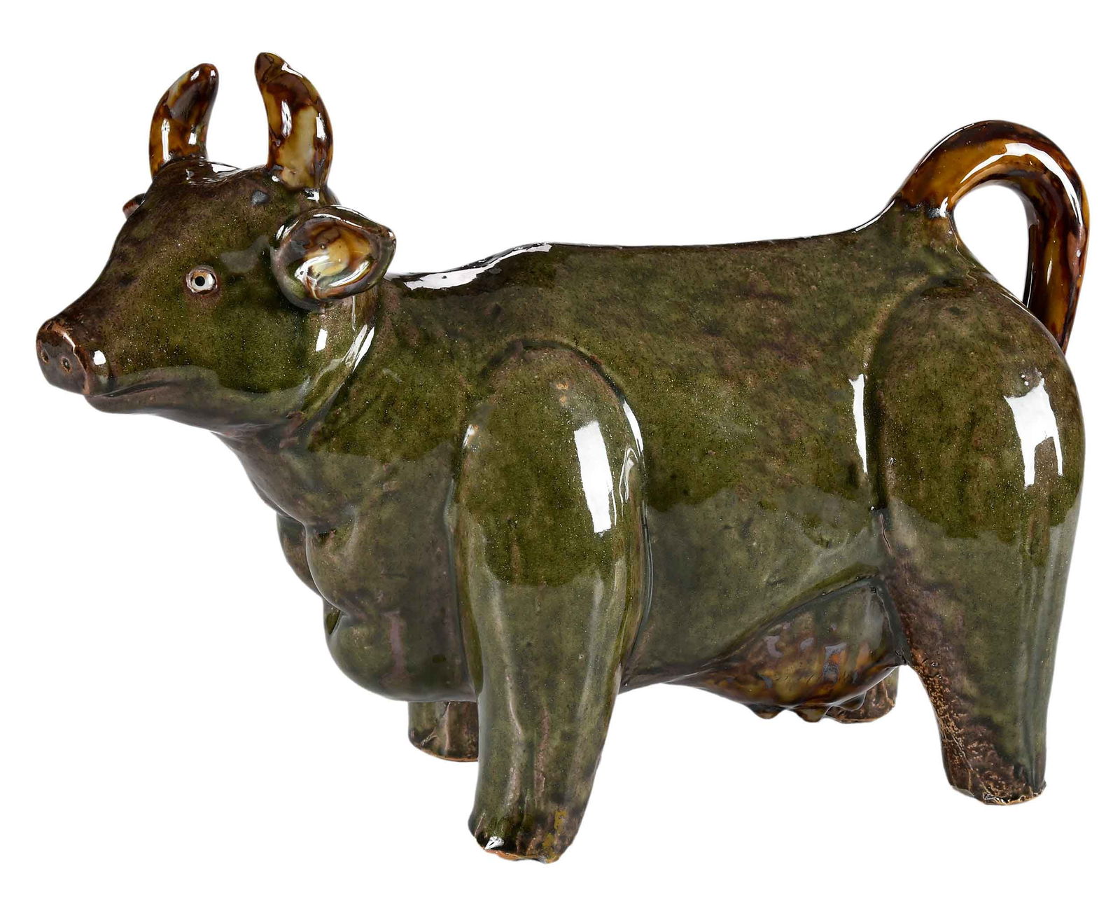 Contemporary Studio Pottery Cow Figure (1 of 8)