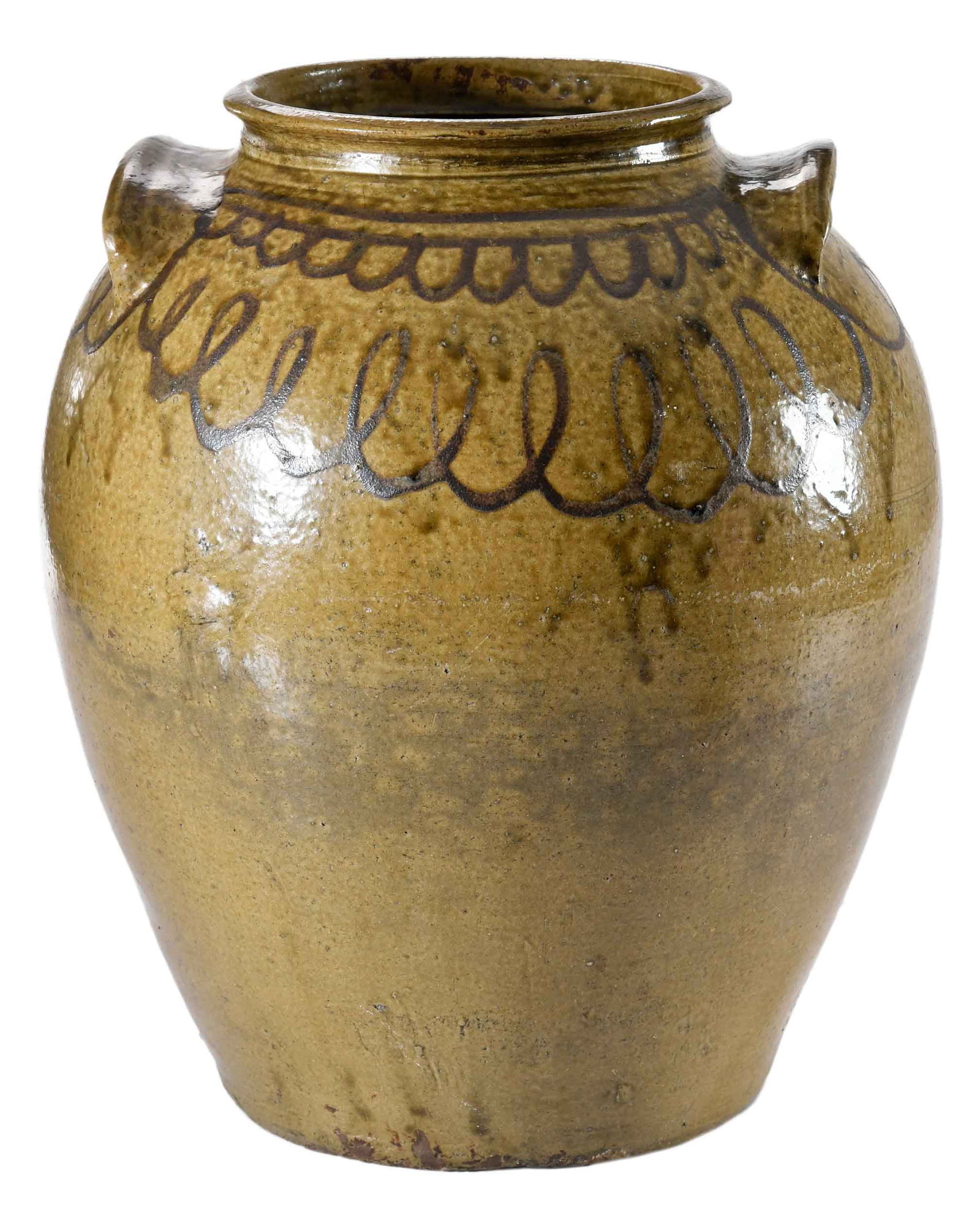 Decorated Thomas Chandler Attributed Edgefield South Carolina Stoneware Jar (1 of 17)