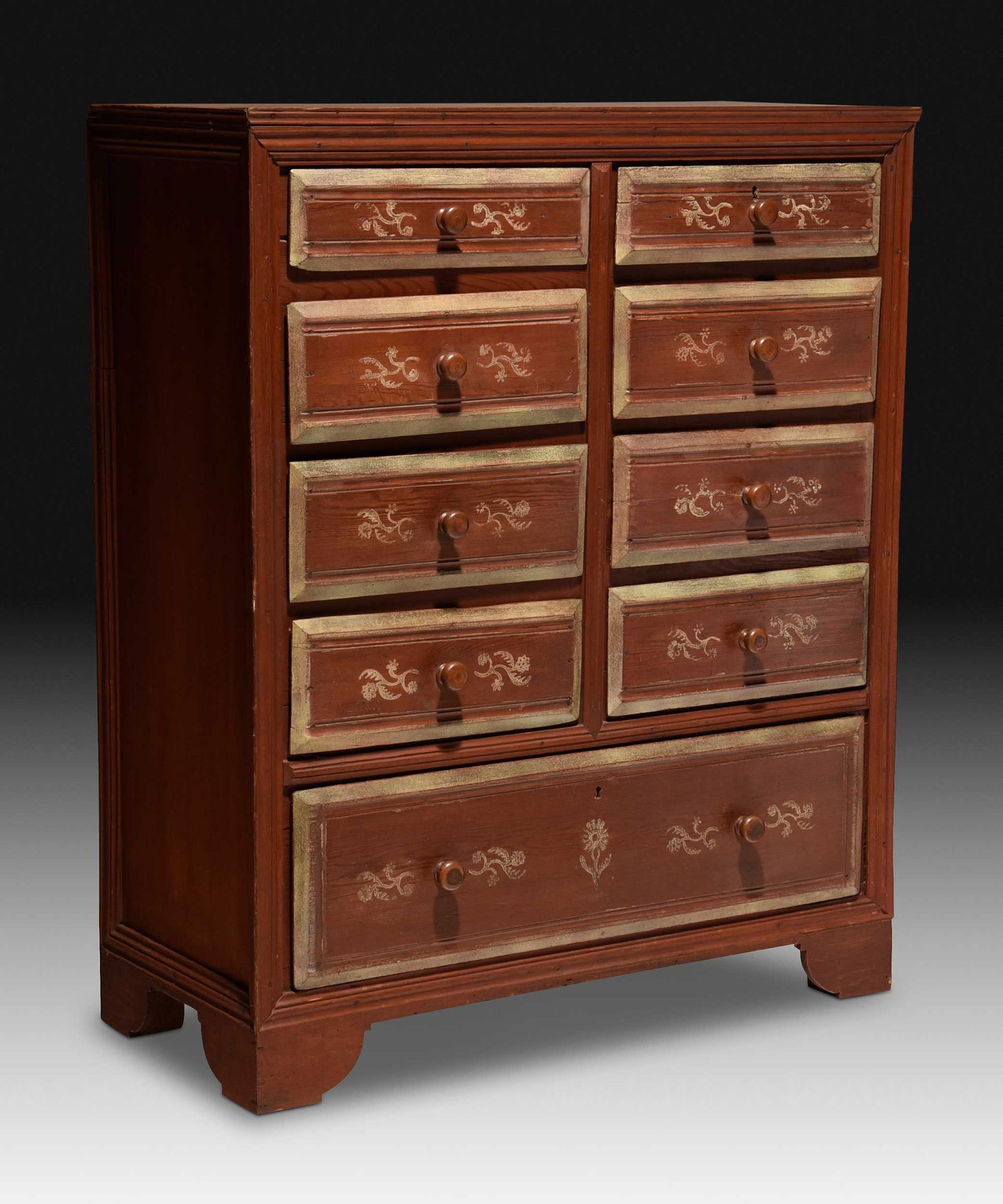 North Carolina Painted Chest of Drawers (1 of 13)