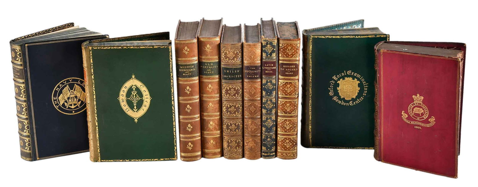 Ten Custom Leather Prize Presentation Bindings (1 of 10)