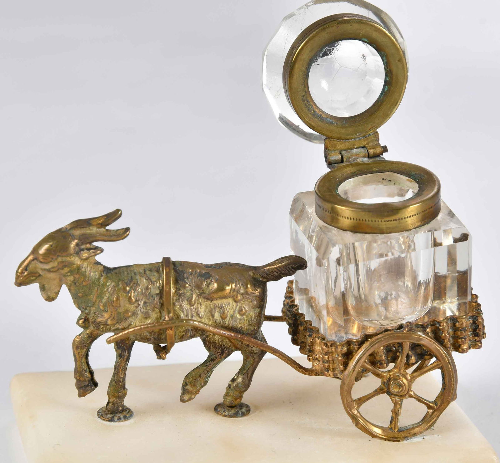 Four Gilt Bronze Desk or Table Objects - 4