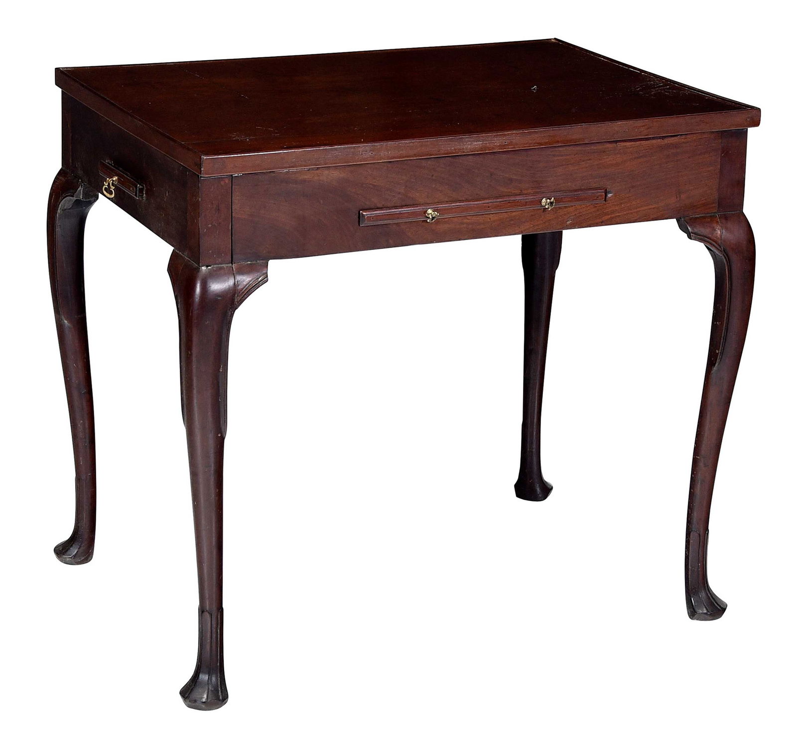 Queen Anne Style Mahogany Games Table (1 of 6)