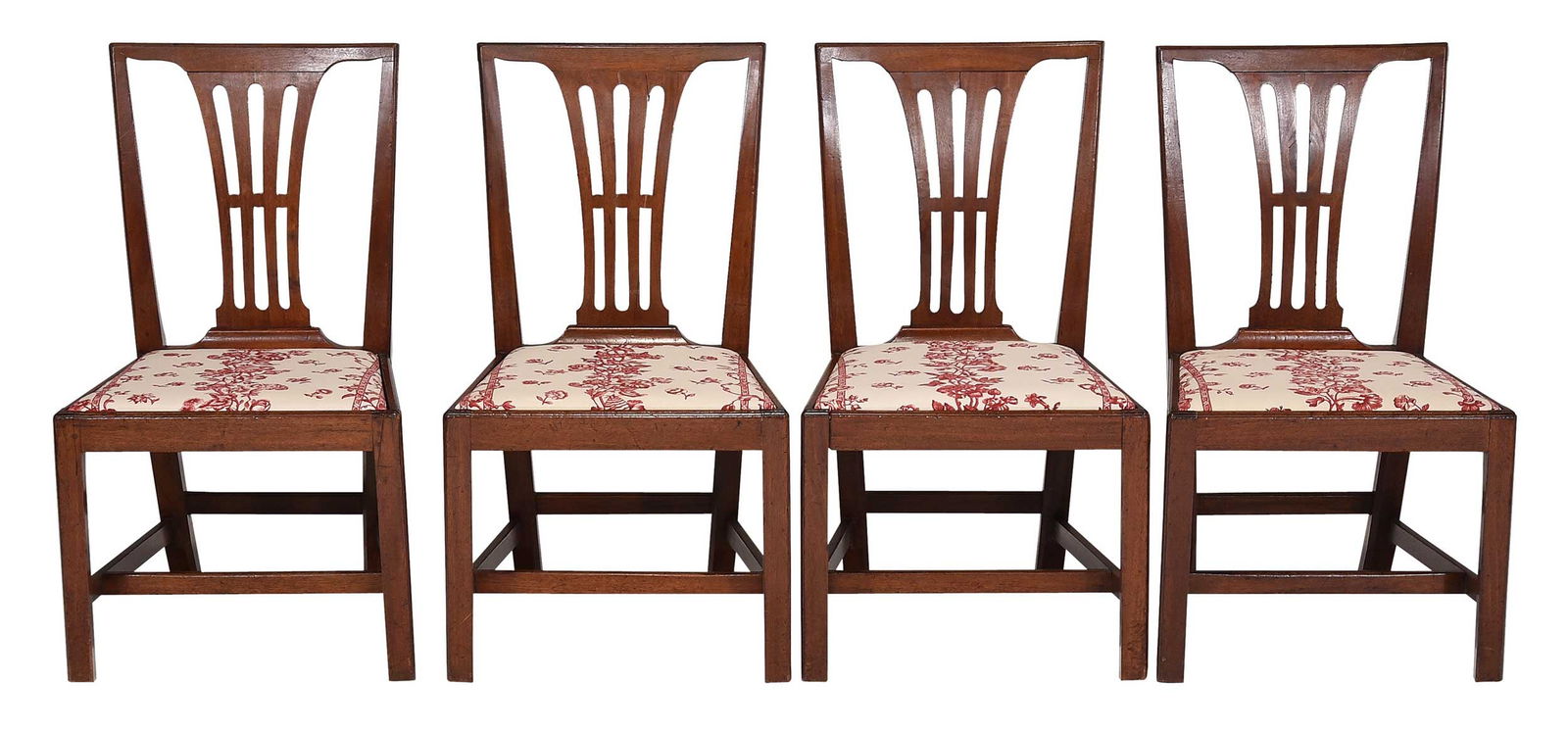 Four Chippendale Mahogany Side Chairs (1 of 7)