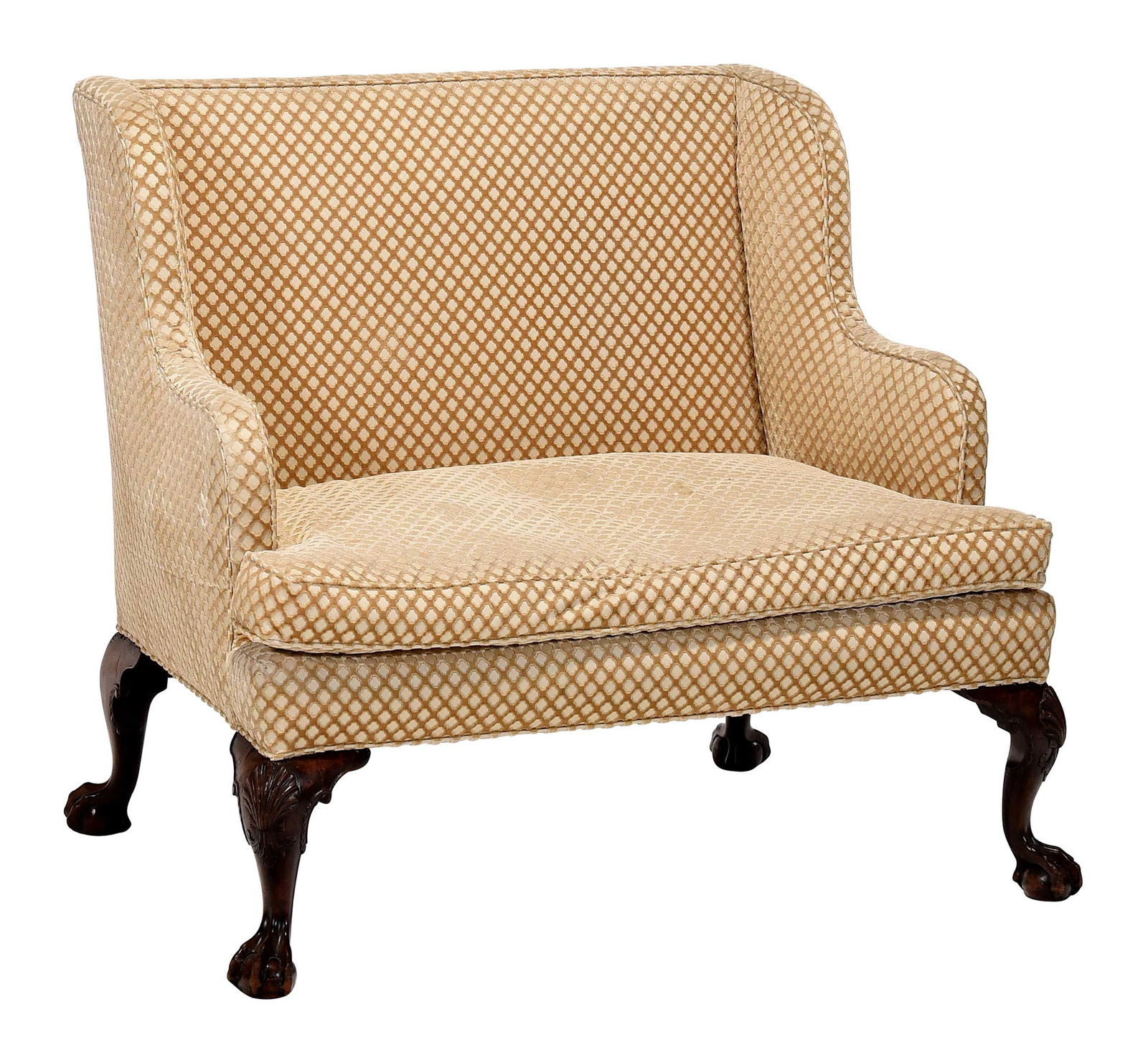 George II Carved Walnut Settee (1 of 5)