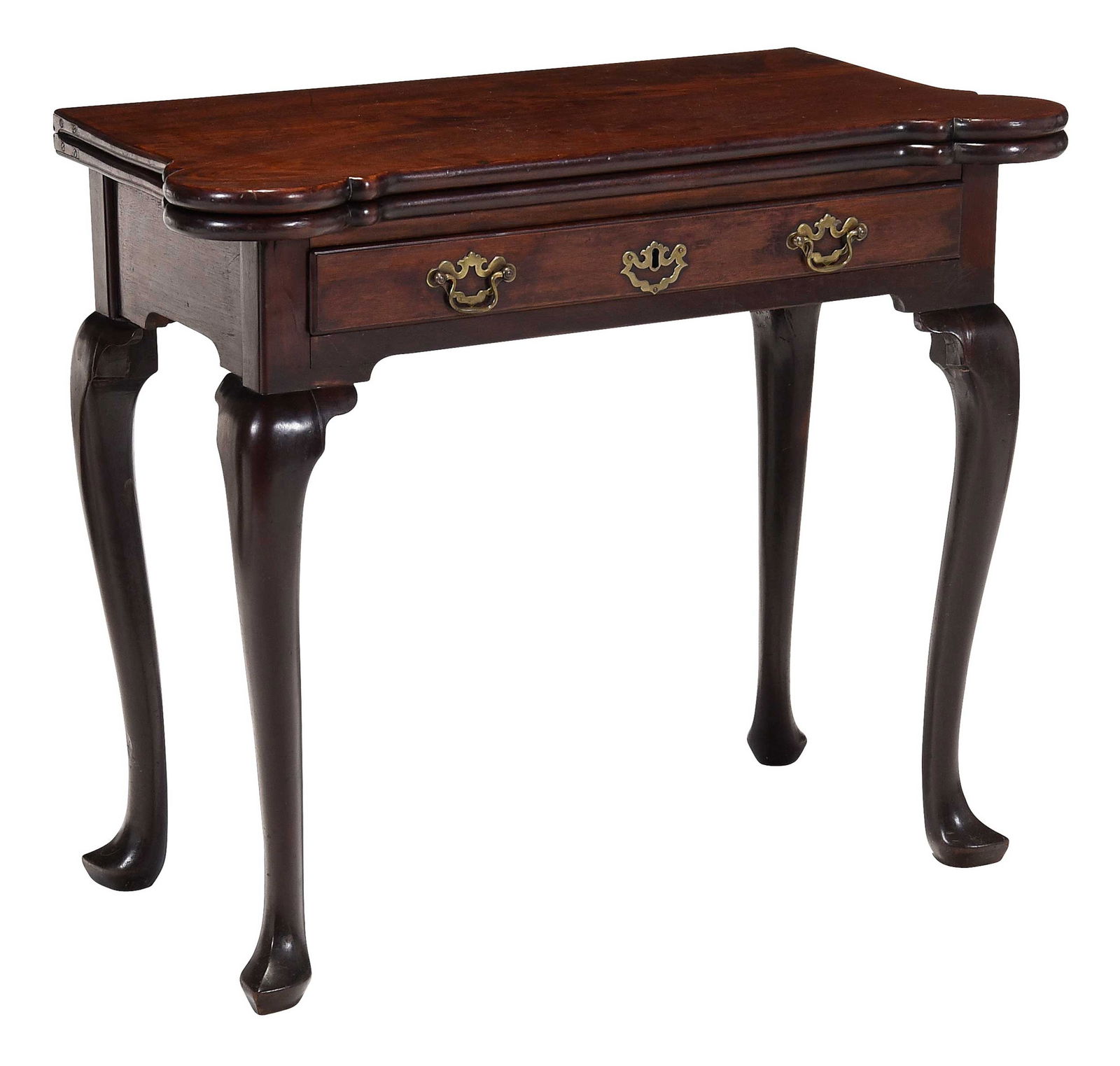 George II Figured Mahogany Porringer Top Games Table (1 of 8)