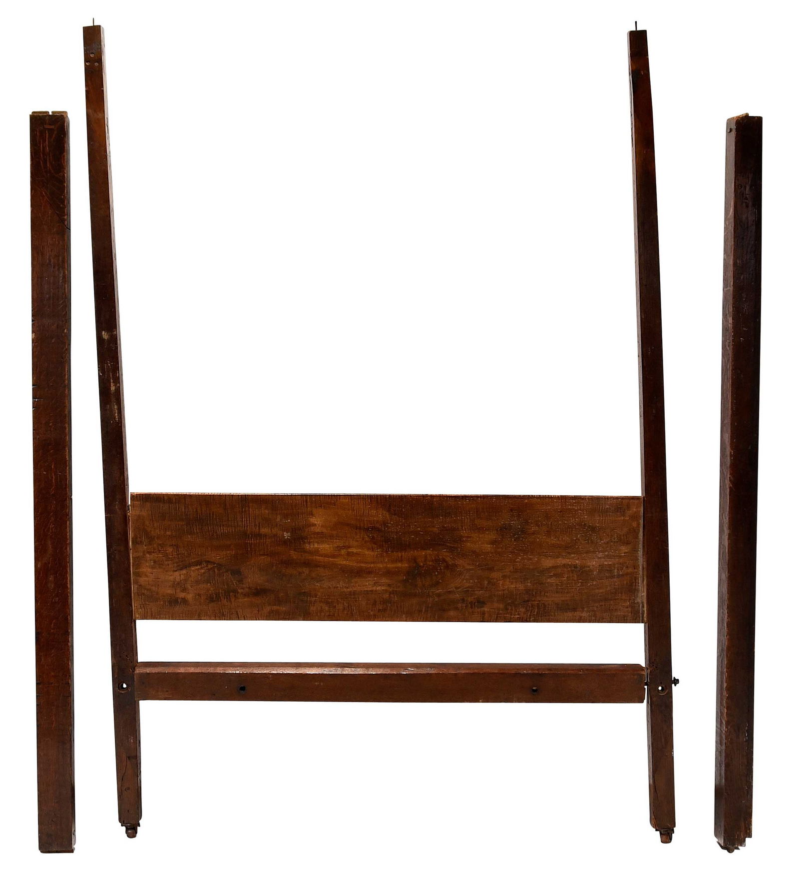 George III Carved Mahogany and Oak Four Poster Bed (1 of 12)