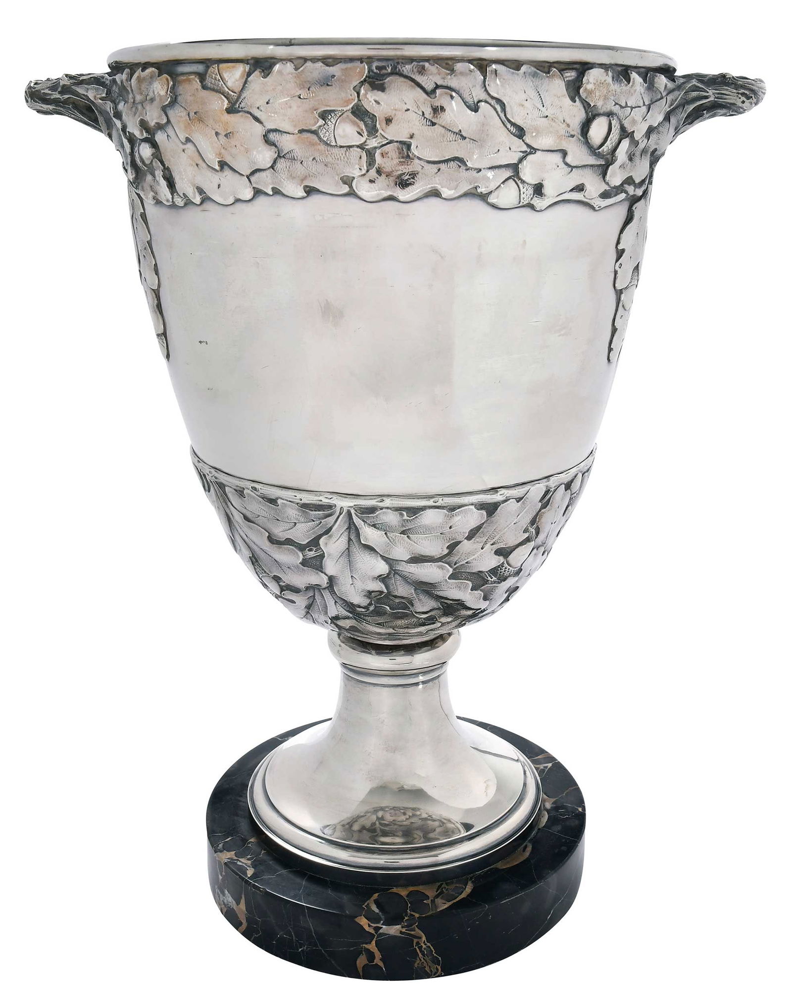 Monumental French Silver Urn/Horse Trophy (1 of 10)