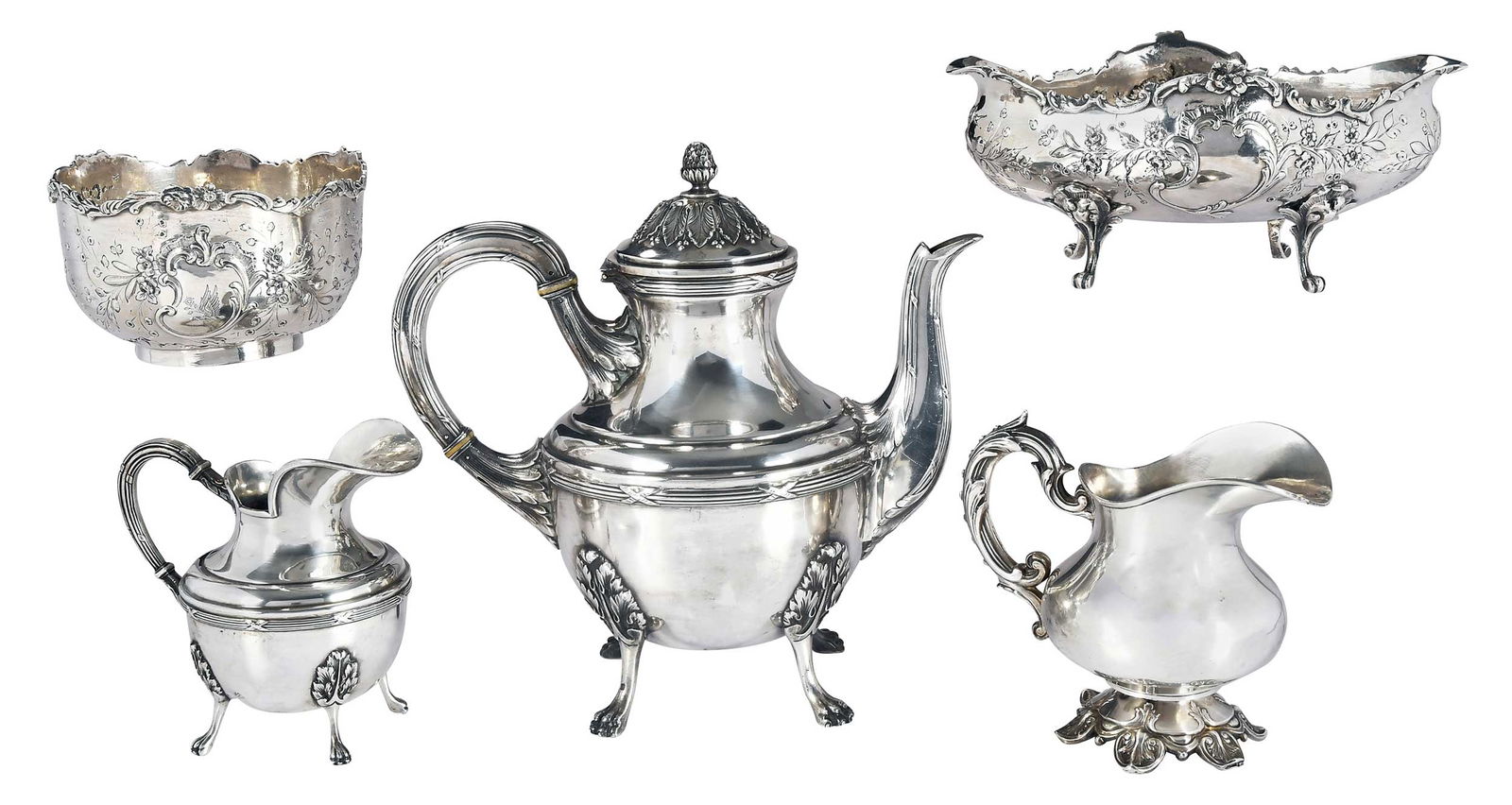 Five French Silver Table Items (1 of 14)