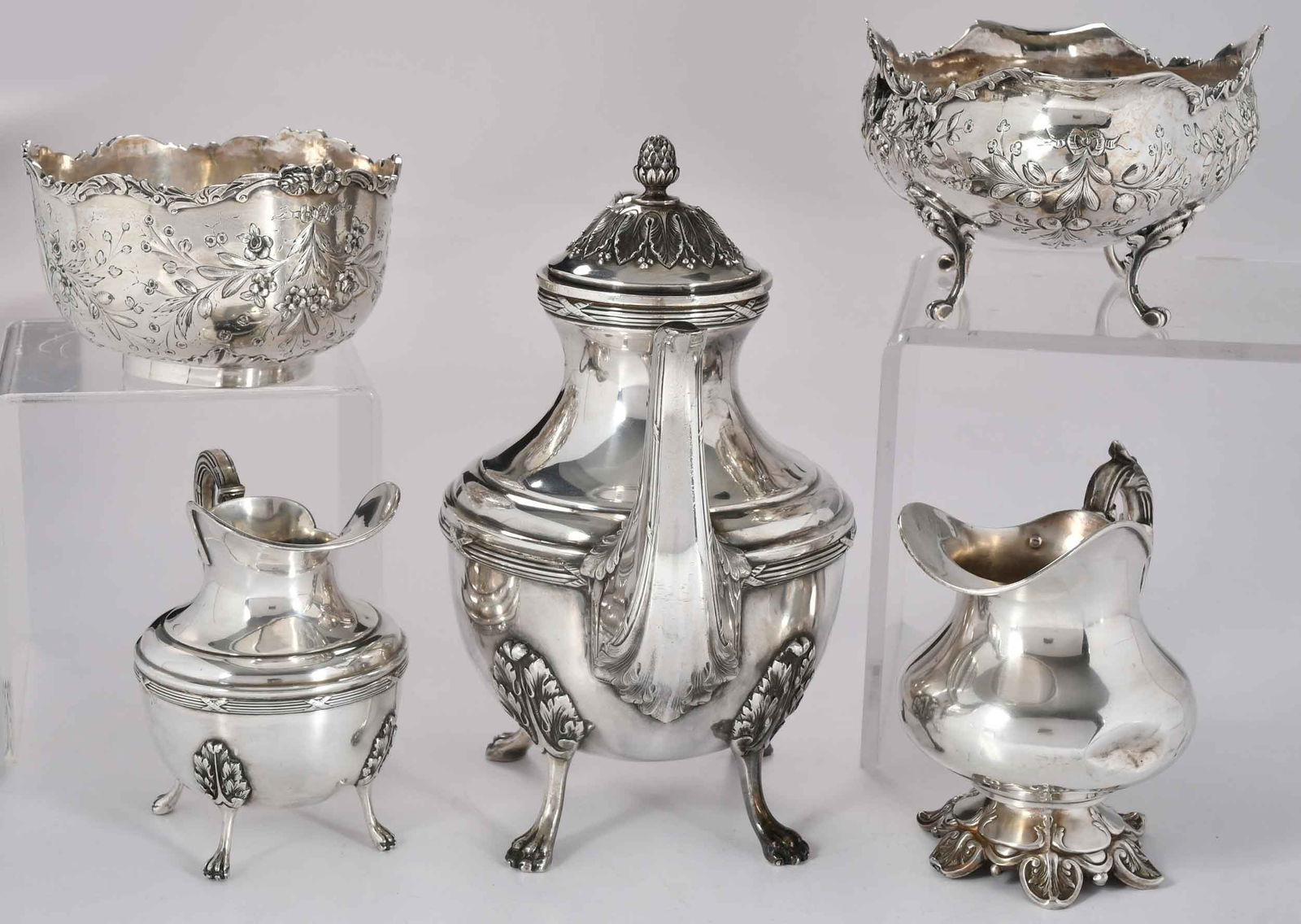 Five French Silver Table Items - 2
