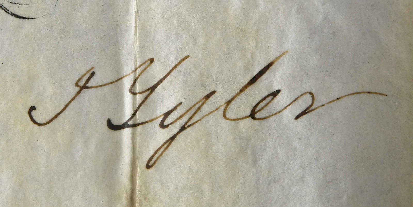 John Tyler Signed Naval Appointment - 2