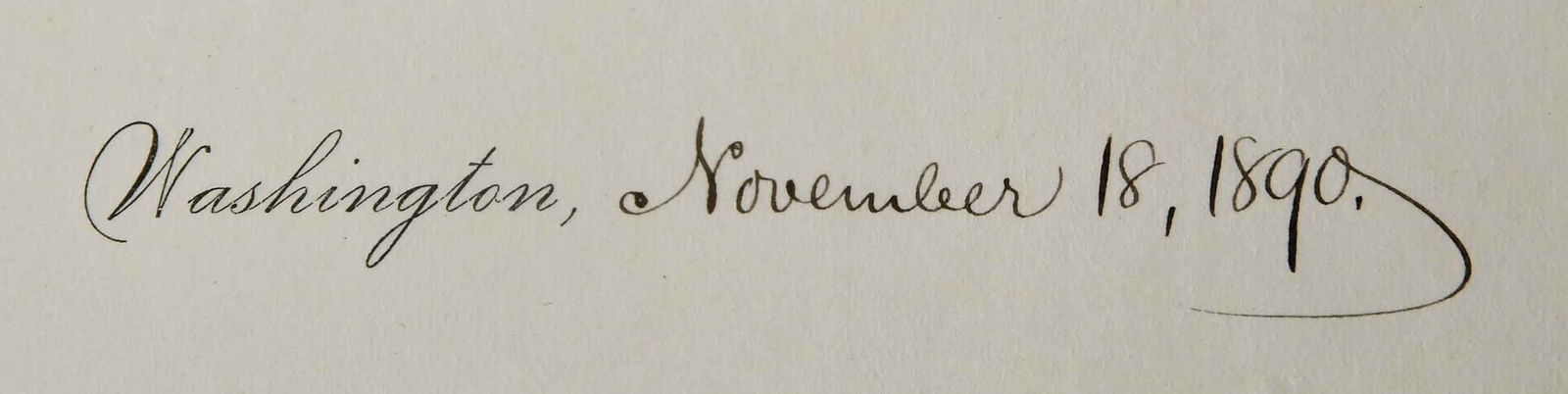 Benjamin Harrison Signed Official Decree - 3