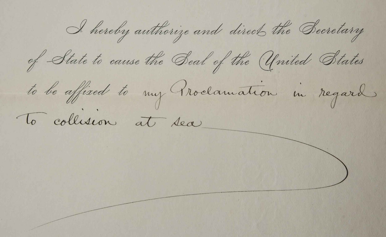 Benjamin Harrison Signed Official Decree - 4