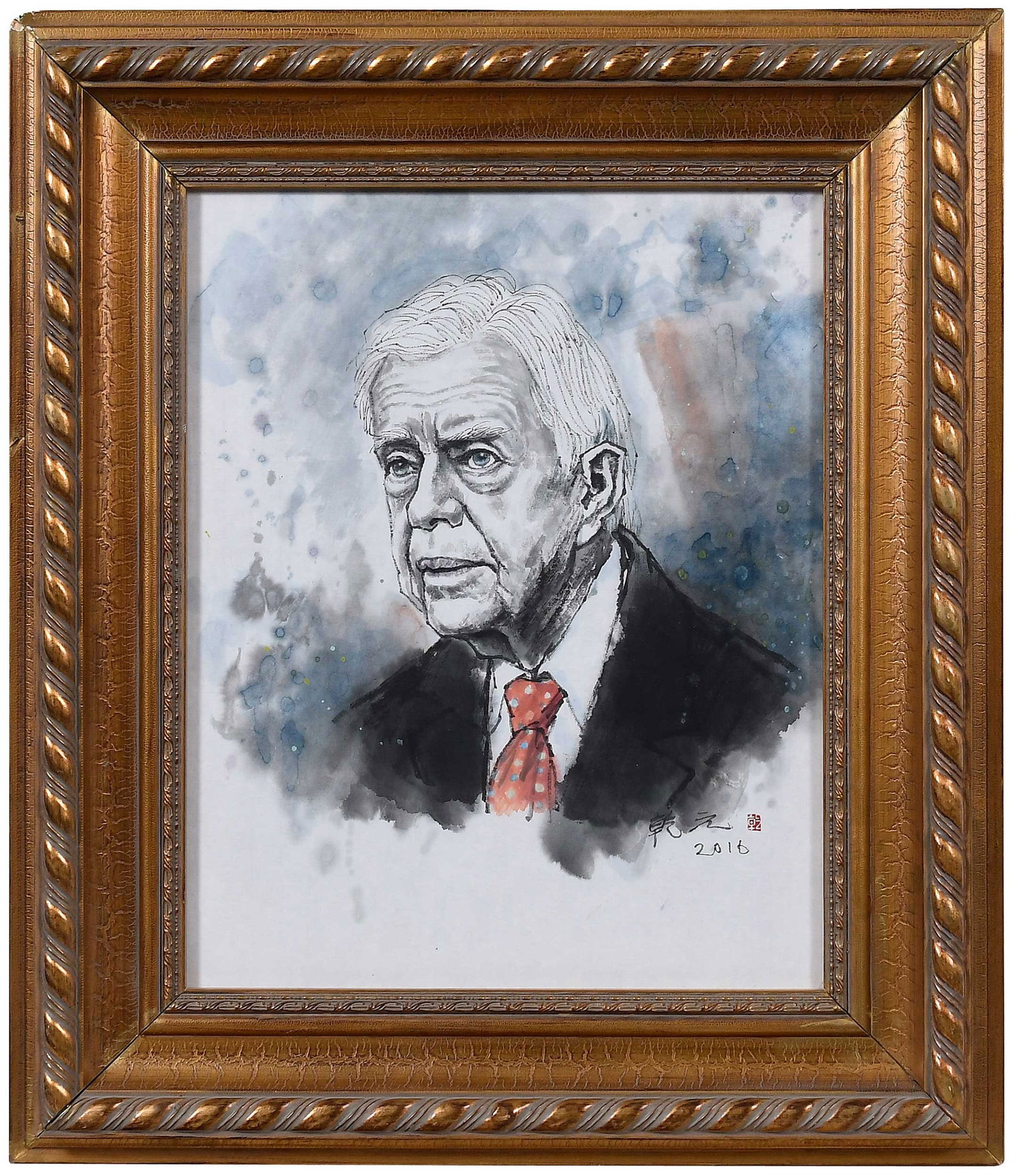 Yuan Ching Portrait of President Jimmy Carter (1 of 4)