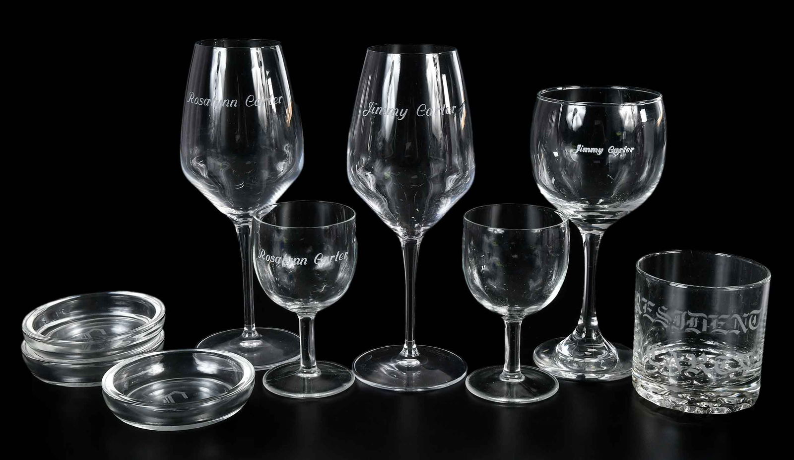 Nine Pieces of Carter Family Owned Glassware (1 of 5)