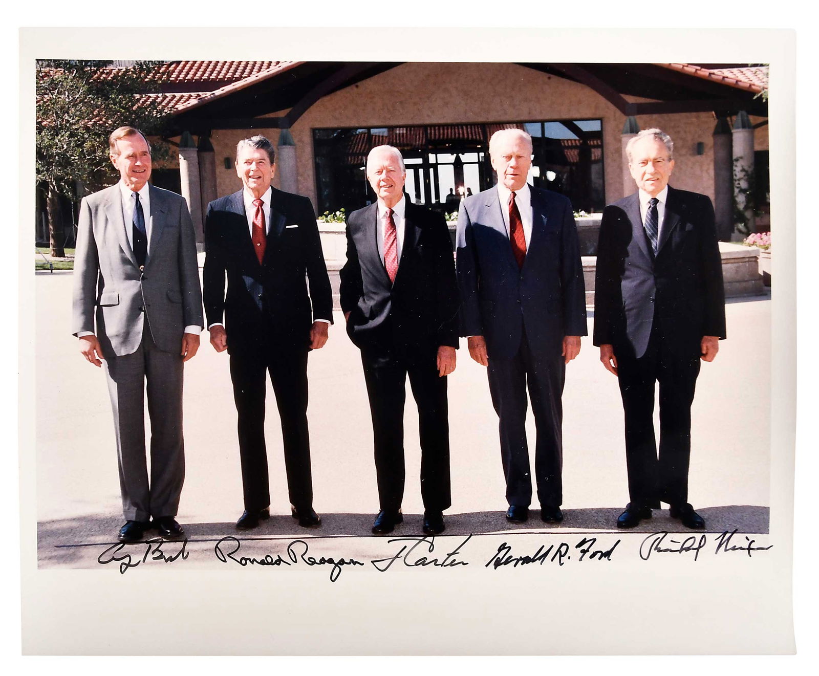 Signed Photograph, Living Presidents, Jimmy Carter Provenance (1 of 6)