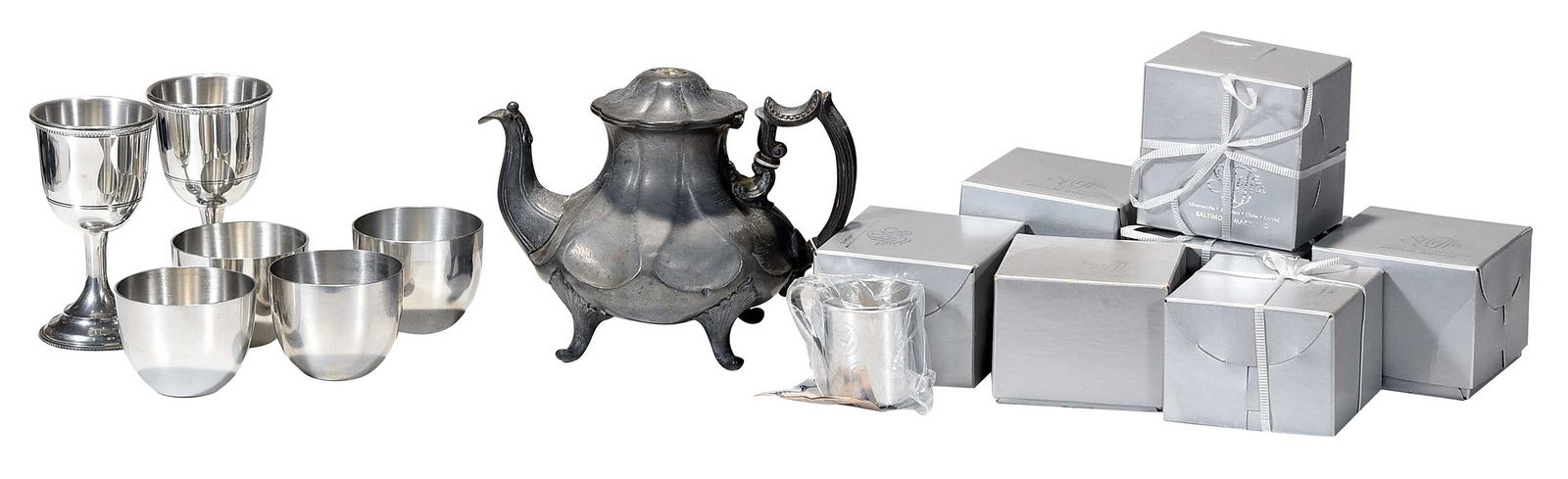 14 Pieces of Assorted Pewter, Jimmy Carter Provenance (1 of 4)