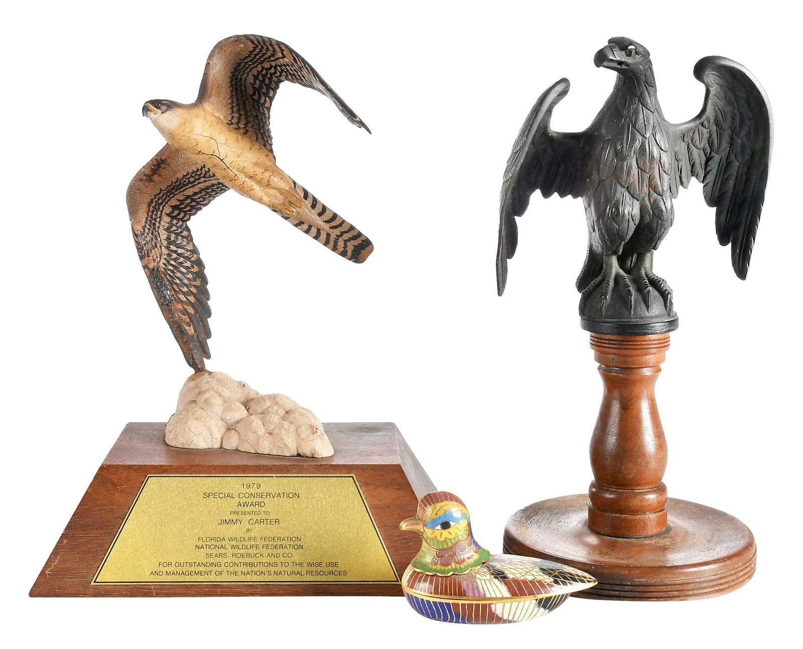 Three Avian Table Objects, Jimmy Carter Provenance (1 of 7)