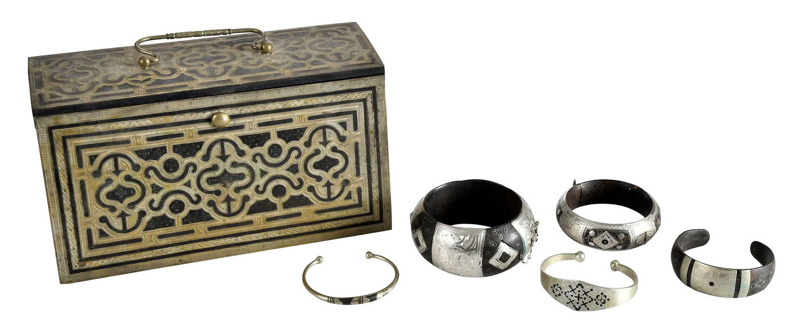 Box and Five Bracelets Presented to Jimmy Carter by the President of Mauritania (1 of 8)