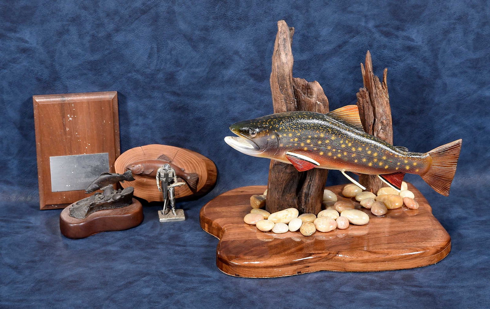 Five Trout Fishing Related Decorative Ornaments, Jimmy Carter Provenance (1 of 8)