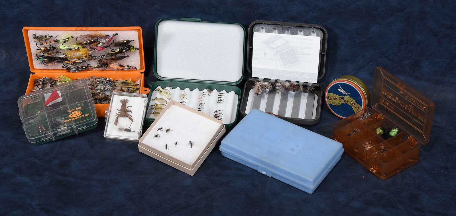 Nine Boxes Fly Fishing Flies, Jimmy Carter Provenance (1 of 7)