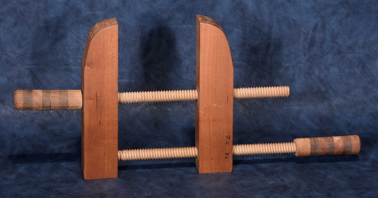 Jimmy Carter Handmade Wooden Vice: initialed "J.C. '84'", 19-1/4 x 1-3/4 x 9-3/4 in. Provenance: The Estate of Jimmy and Rosalynn Carter