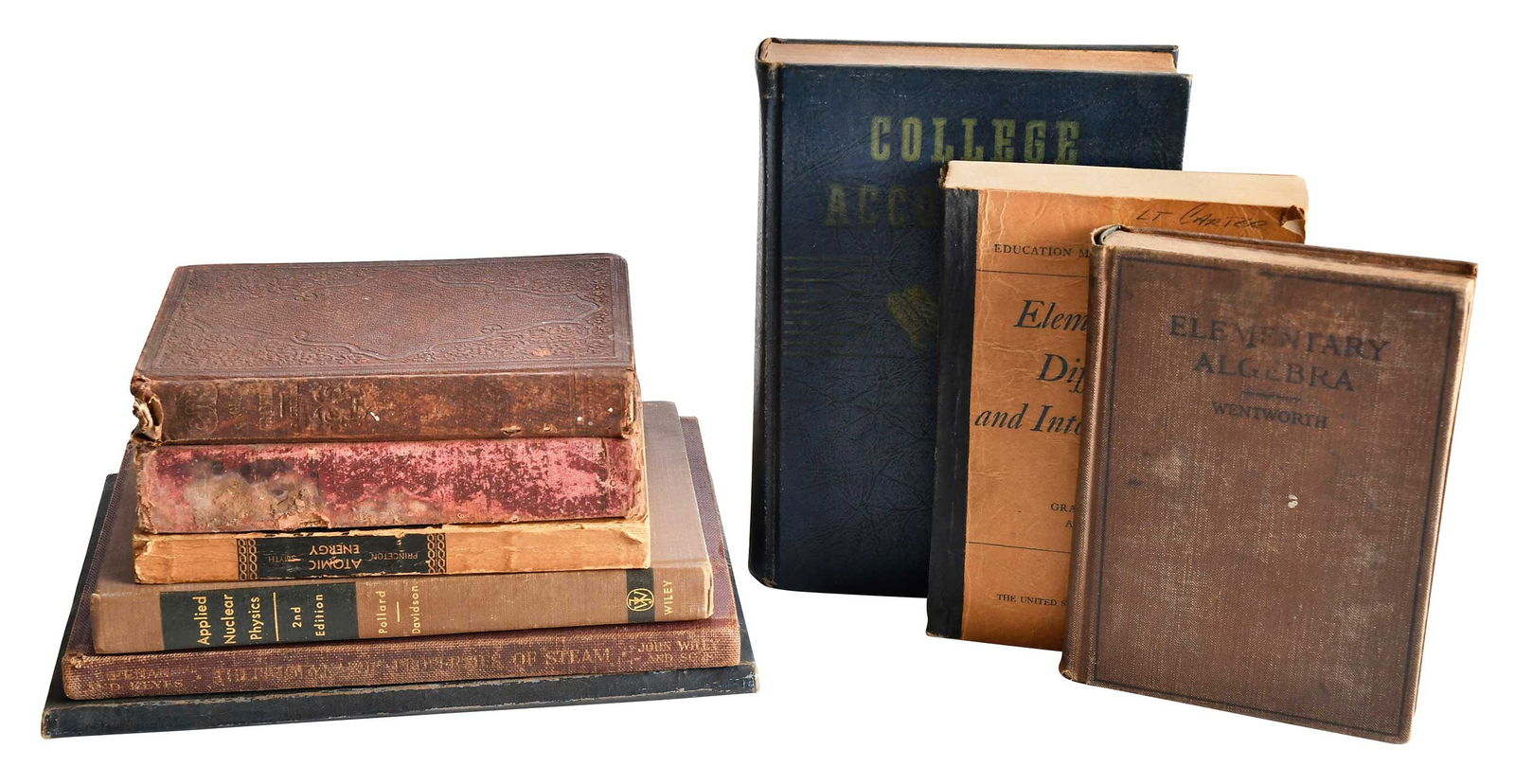 Nine Assorted School Books, Library of Jimmy Carter (1 of 8)