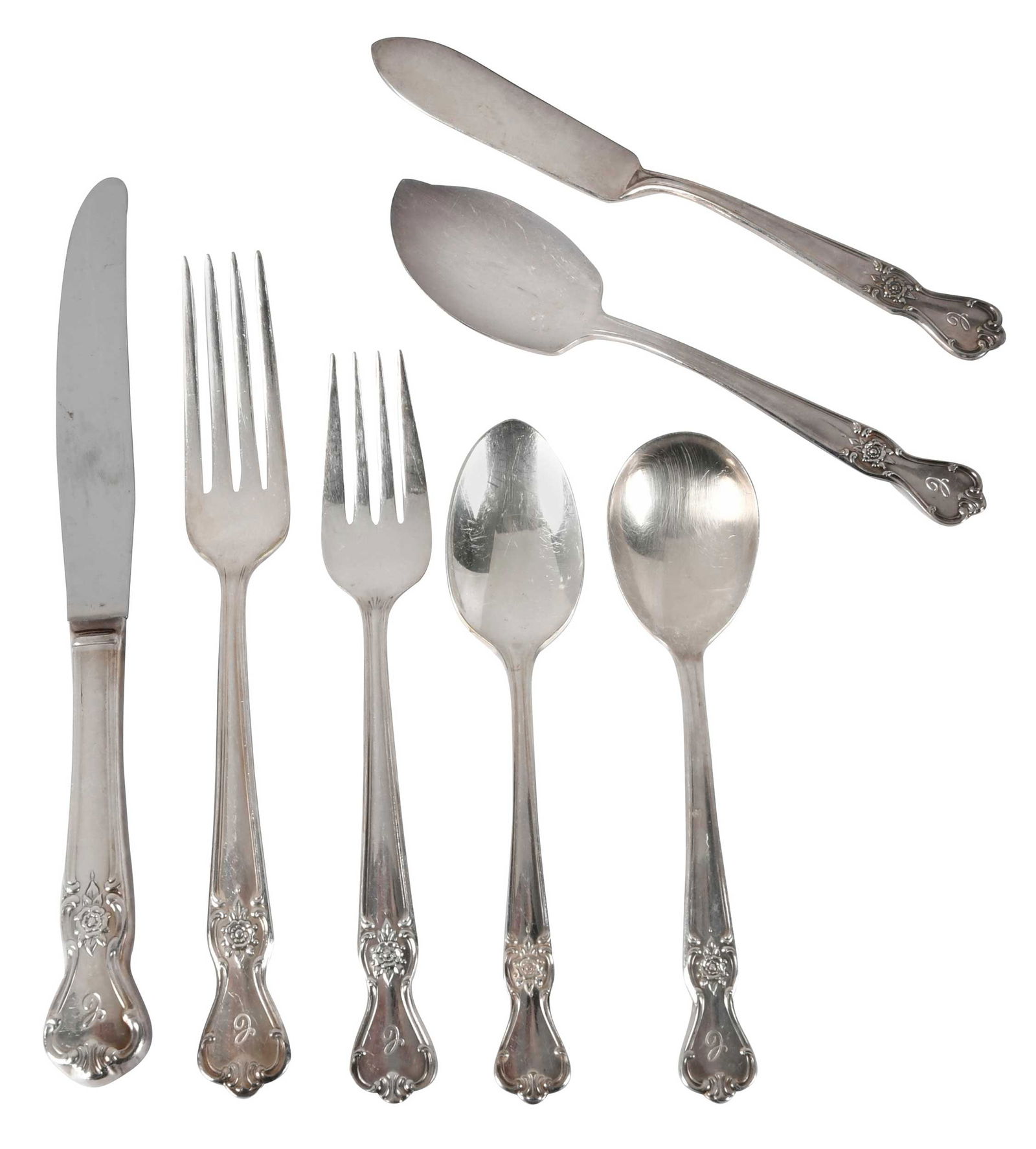 Old Company Plate Signature Silver Plate Flatware, Jimmy Carter Provenance (1 of 7)