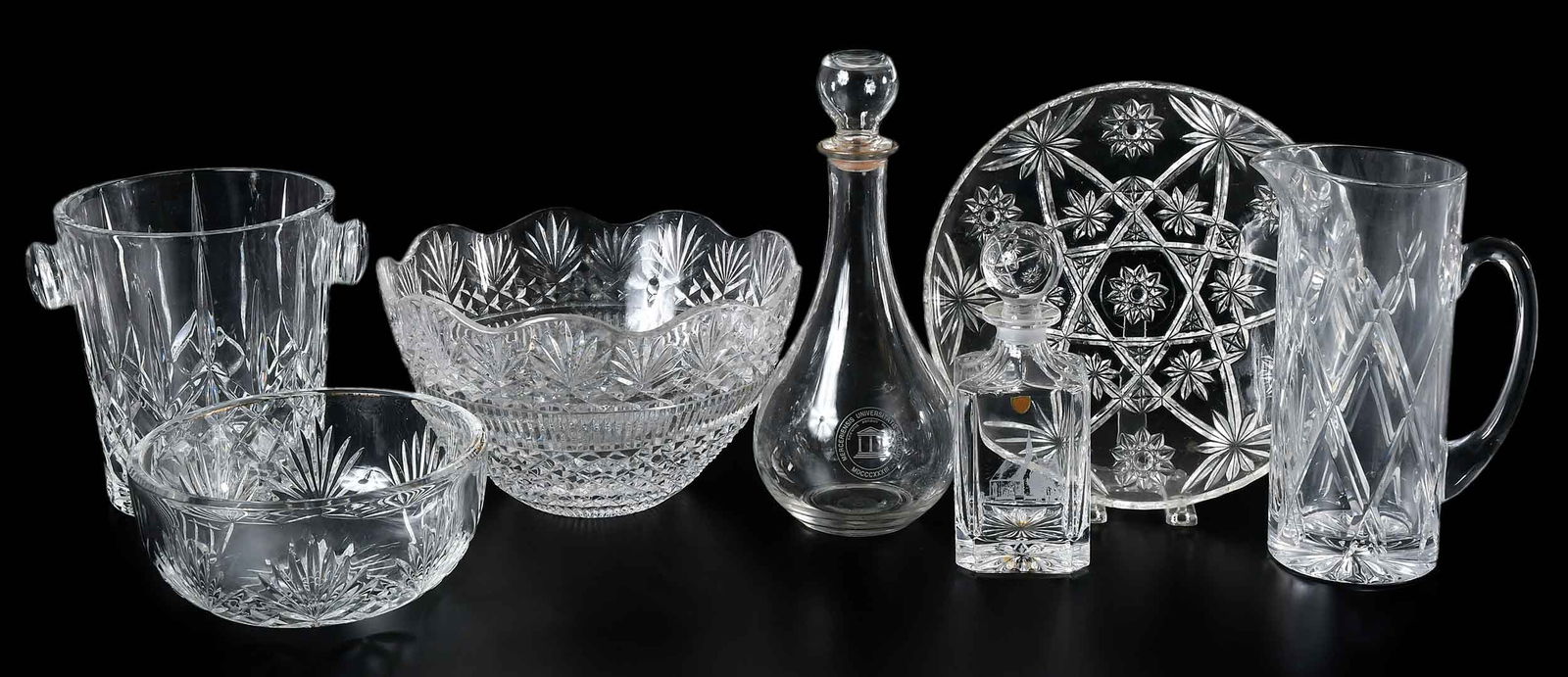 Seven Assorted Glass Table Objects, Jimmy Carter Provenance (1 of 5)