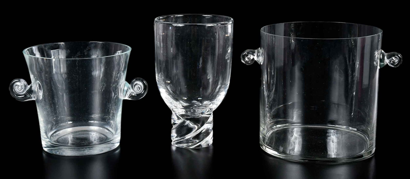 Three Clear Glass Vases, Jimmy Carter Provenance (1 of 4)