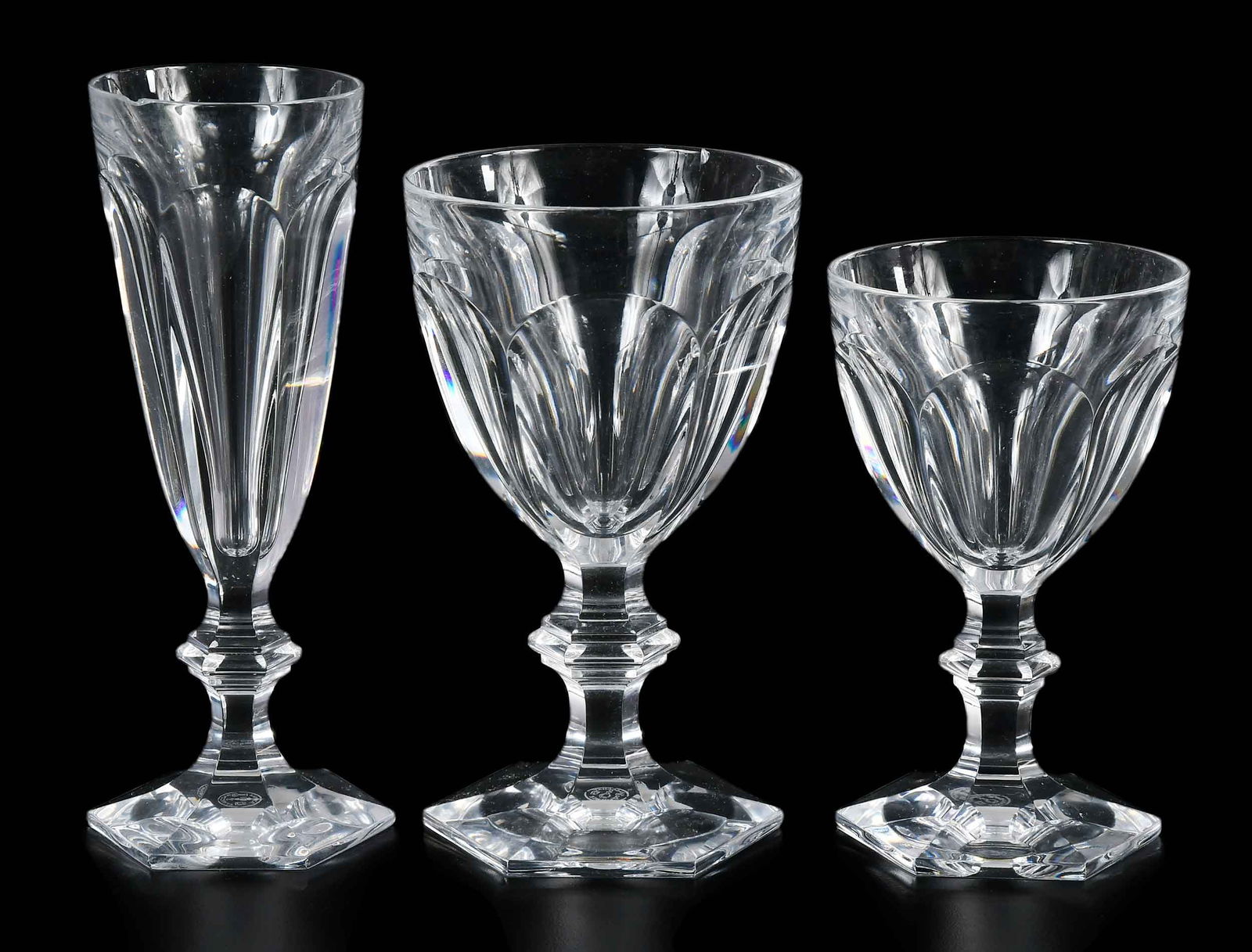 33 Baccarat Harcourt Stems, Jimmy Carter Provenance (1 of 4)