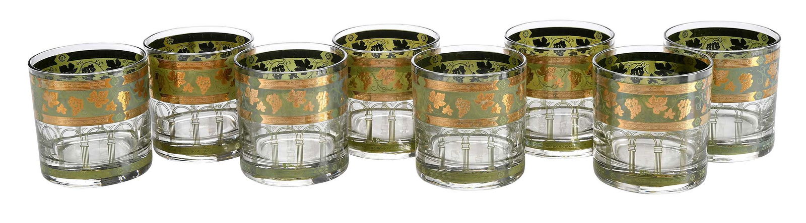 Eight Cera Glass Whiskey Tumblers, Jimmy Carter Provenance (1 of 4)